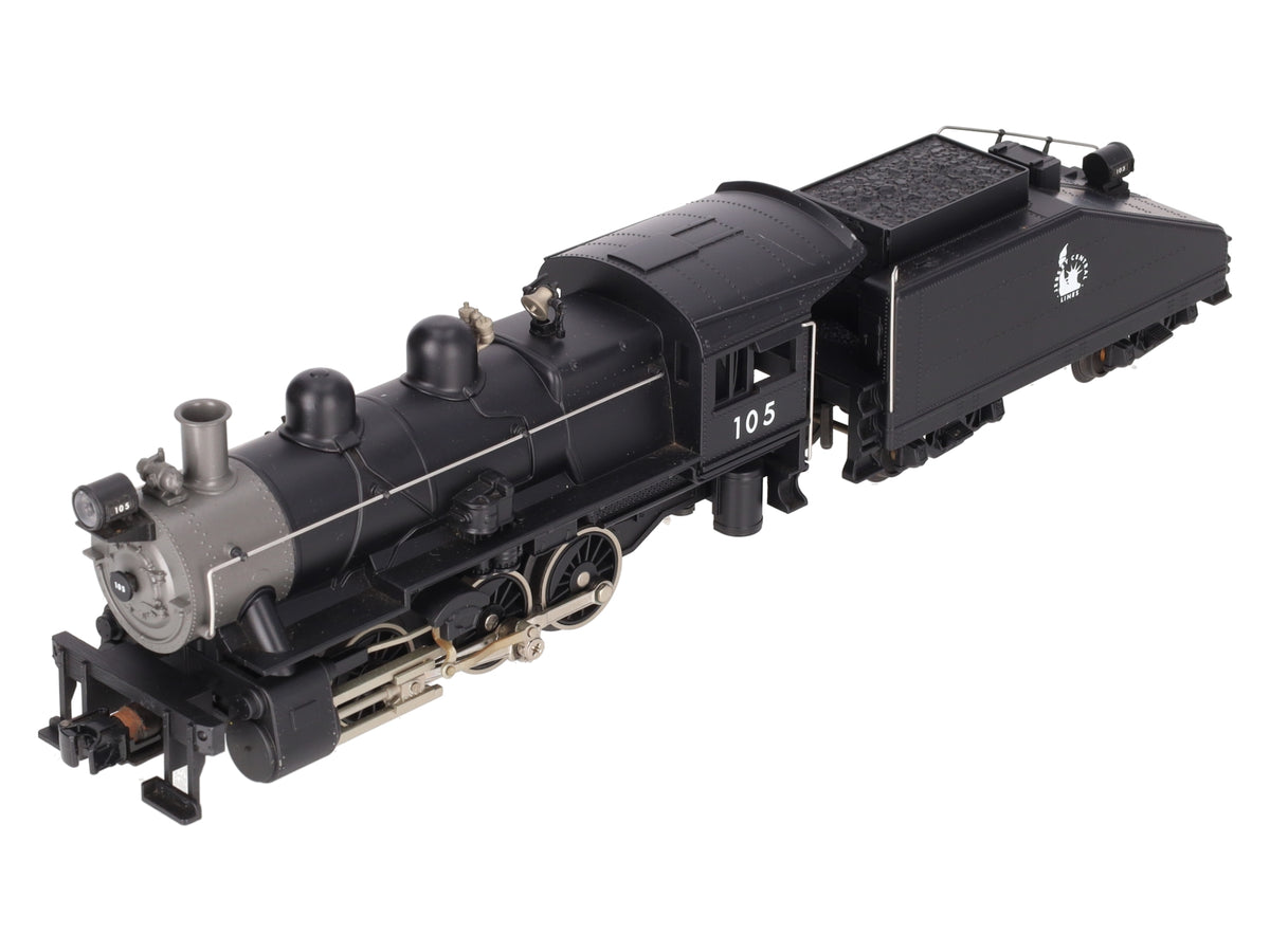 MTH 30-1202-1 O Gauge Jersey Central Switcher Steam Engine #105 w/ PS2 EX/Box