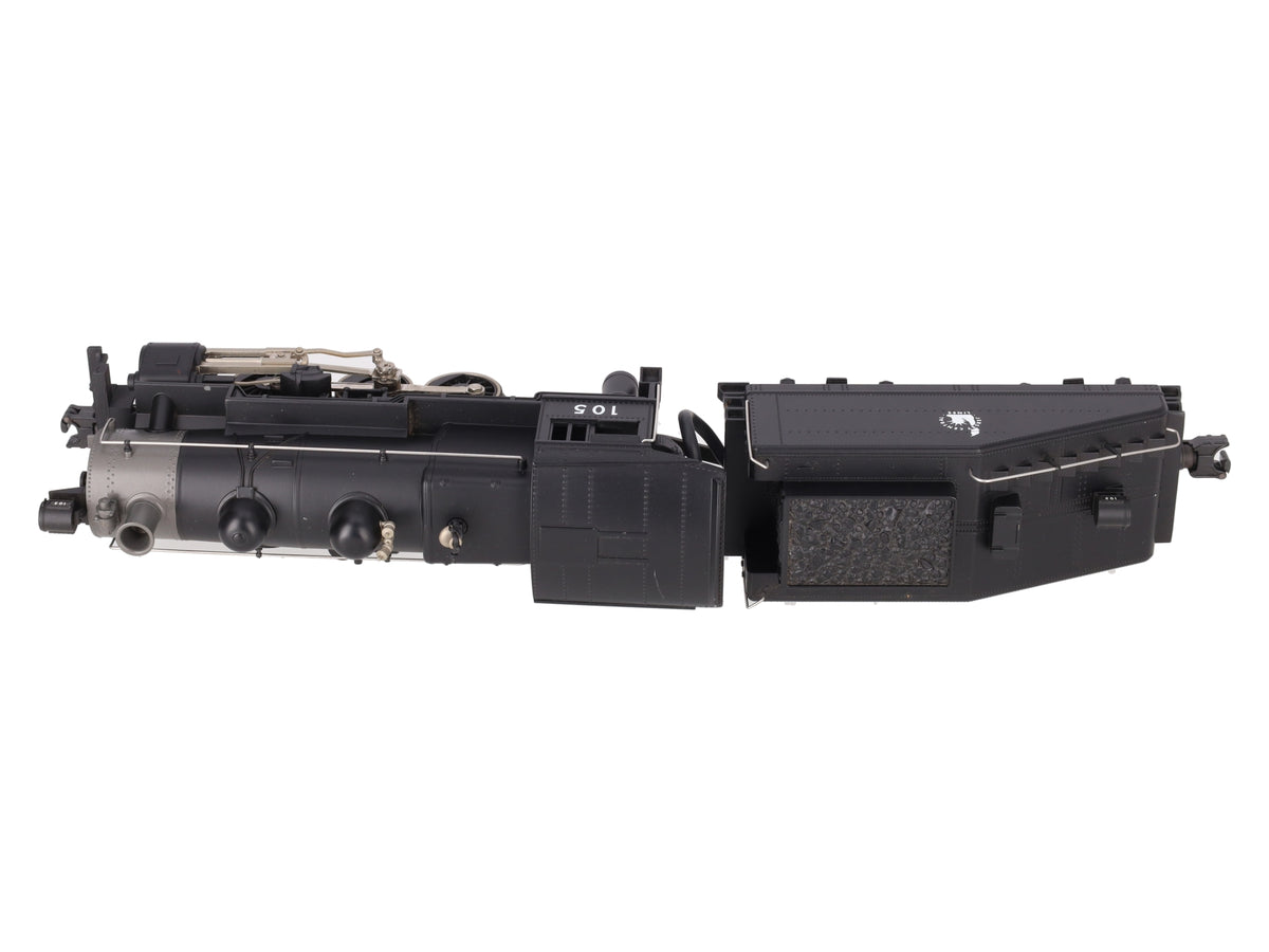MTH 30-1202-1 O Gauge Jersey Central Switcher Steam Engine #105 w/ PS2 EX/Box