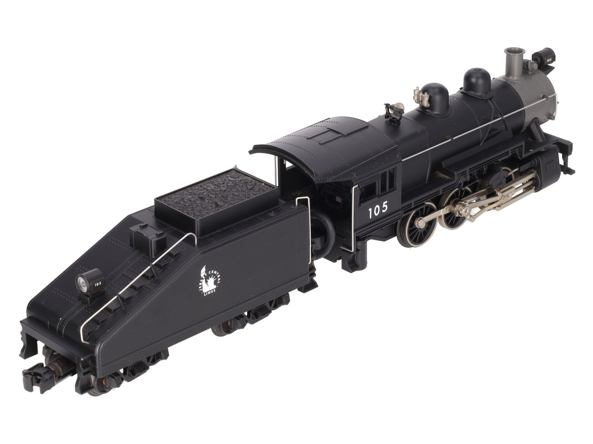 MTH 30-1202-1 O Gauge Jersey Central Switcher Steam Engine #105 w/ PS2 EX/Box