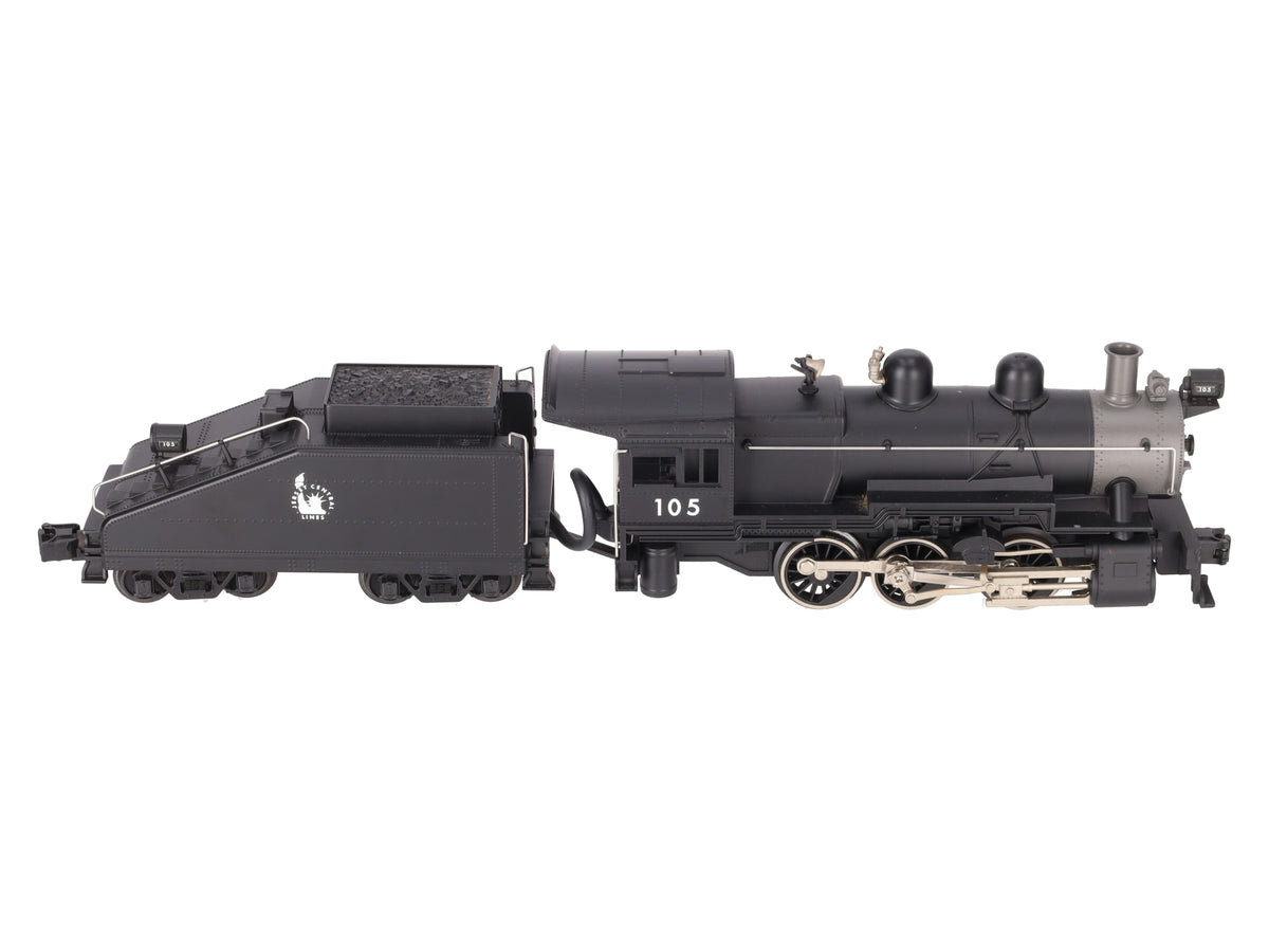 MTH 30-1202-1 O Gauge Jersey Central Switcher Steam Engine #105 w/ PS2 EX/Box