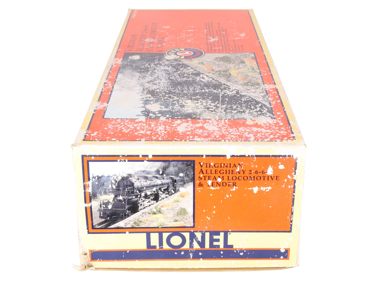 Lionel 6-28028 O Virginian 2-6-6-6 Allegheny Steam Locomotive & Tender #900 EX/Box