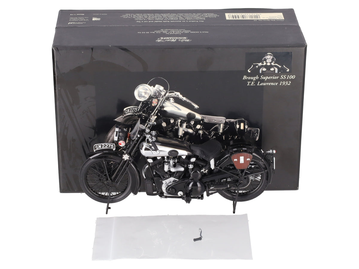 Minichamps 1:12 Scale Brough Superior SS100 T.E. Lawrence VG/Box