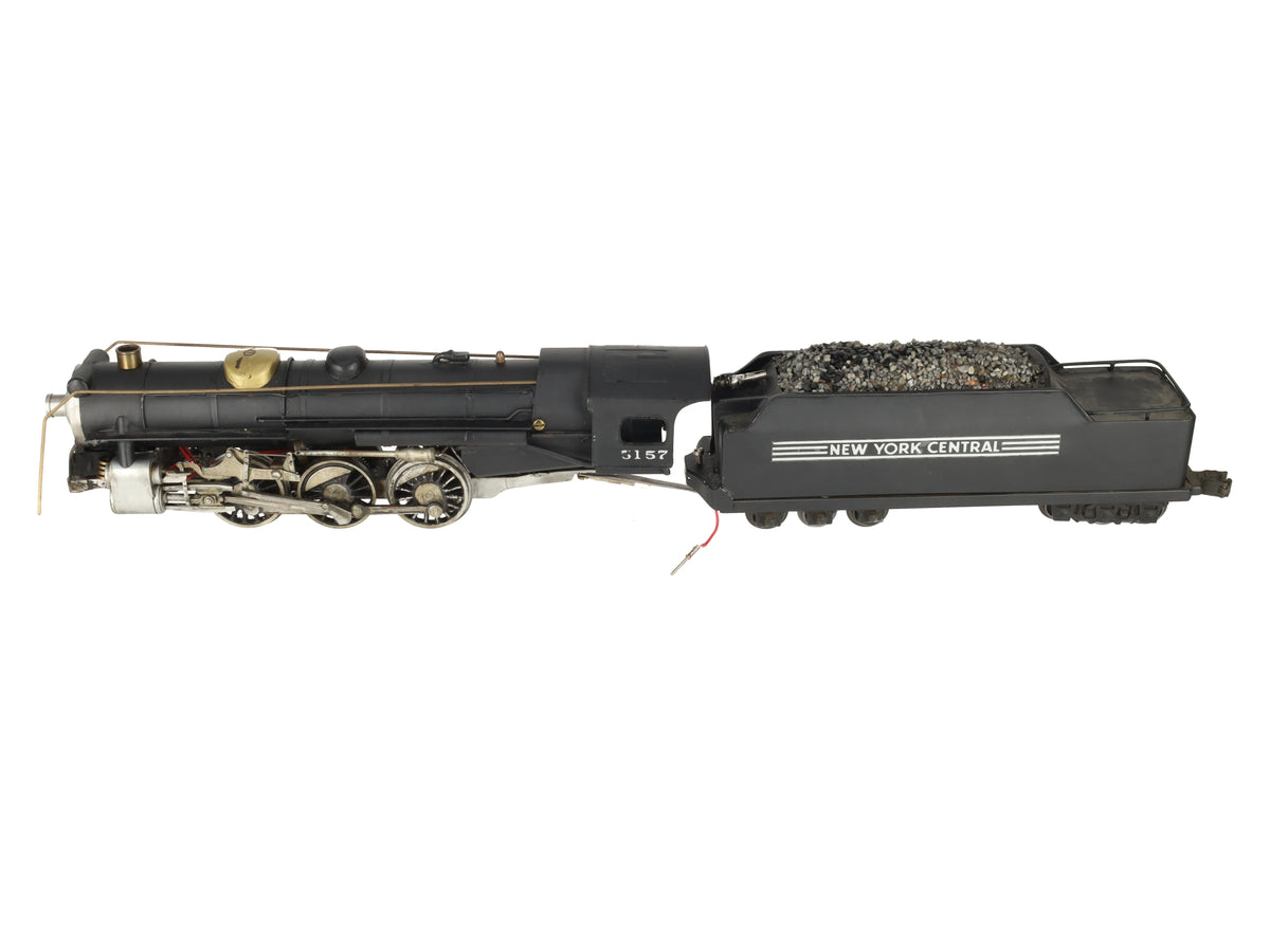 Vintage O Gauge Custom 0-6-4 Steam Locomotive & Tender