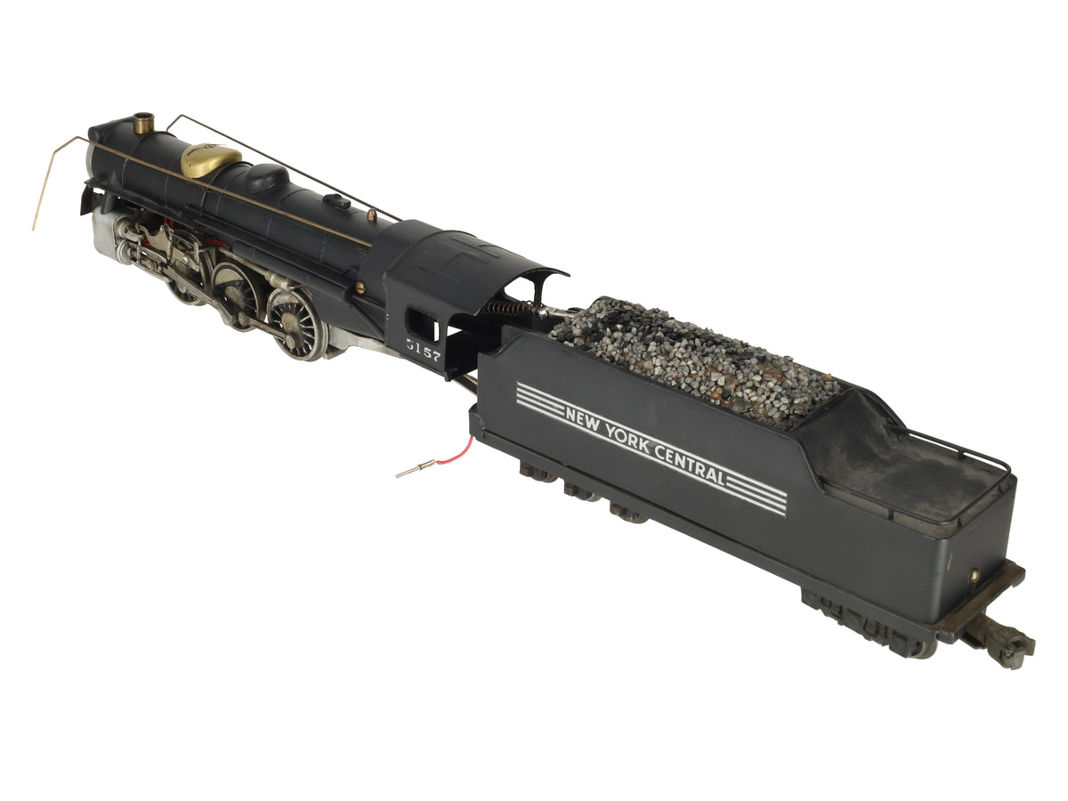 Vintage O Gauge Custom 0-6-4 Steam Locomotive & Tender