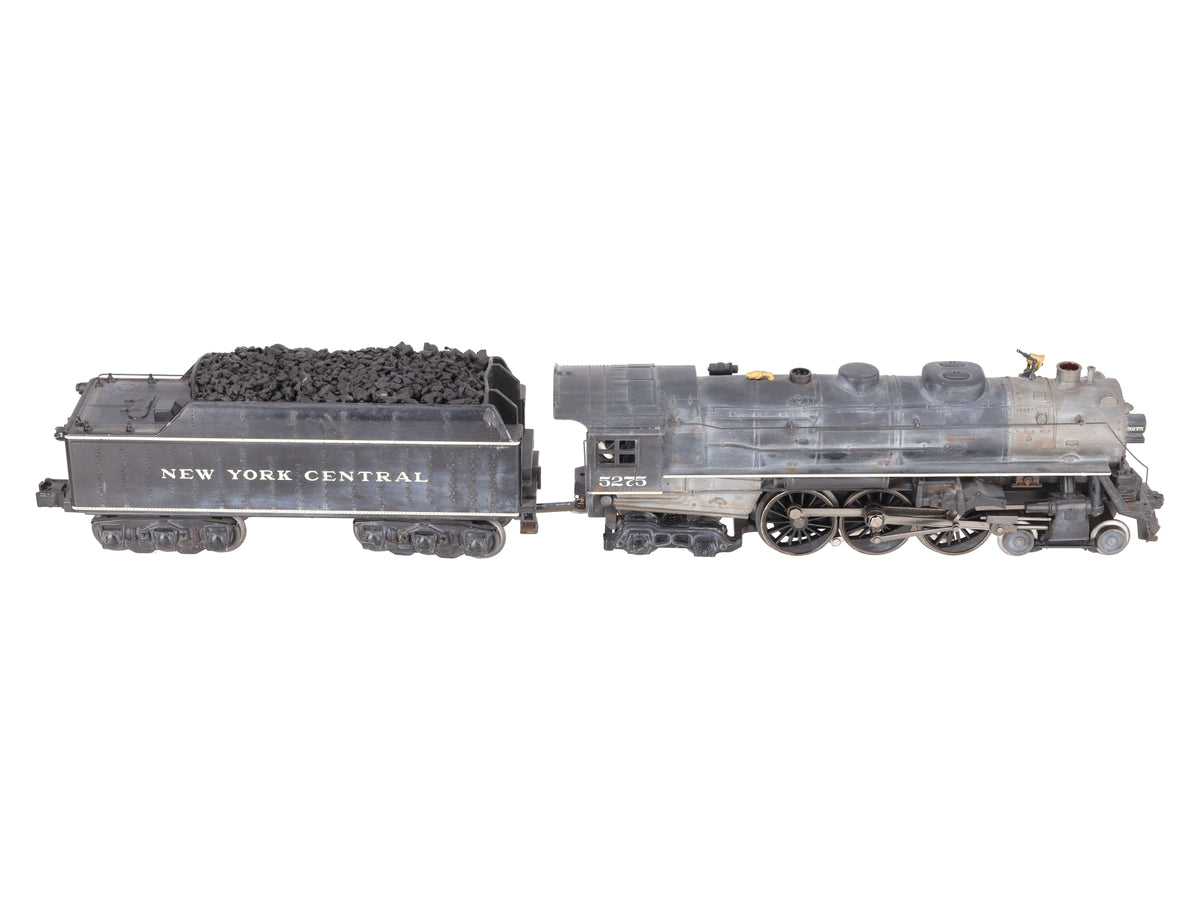 MTH 30-1568-1 O Gauge Custom Weathered NYC 4-6-4 Hudson Steam Engine #5275 w/PS3/Box