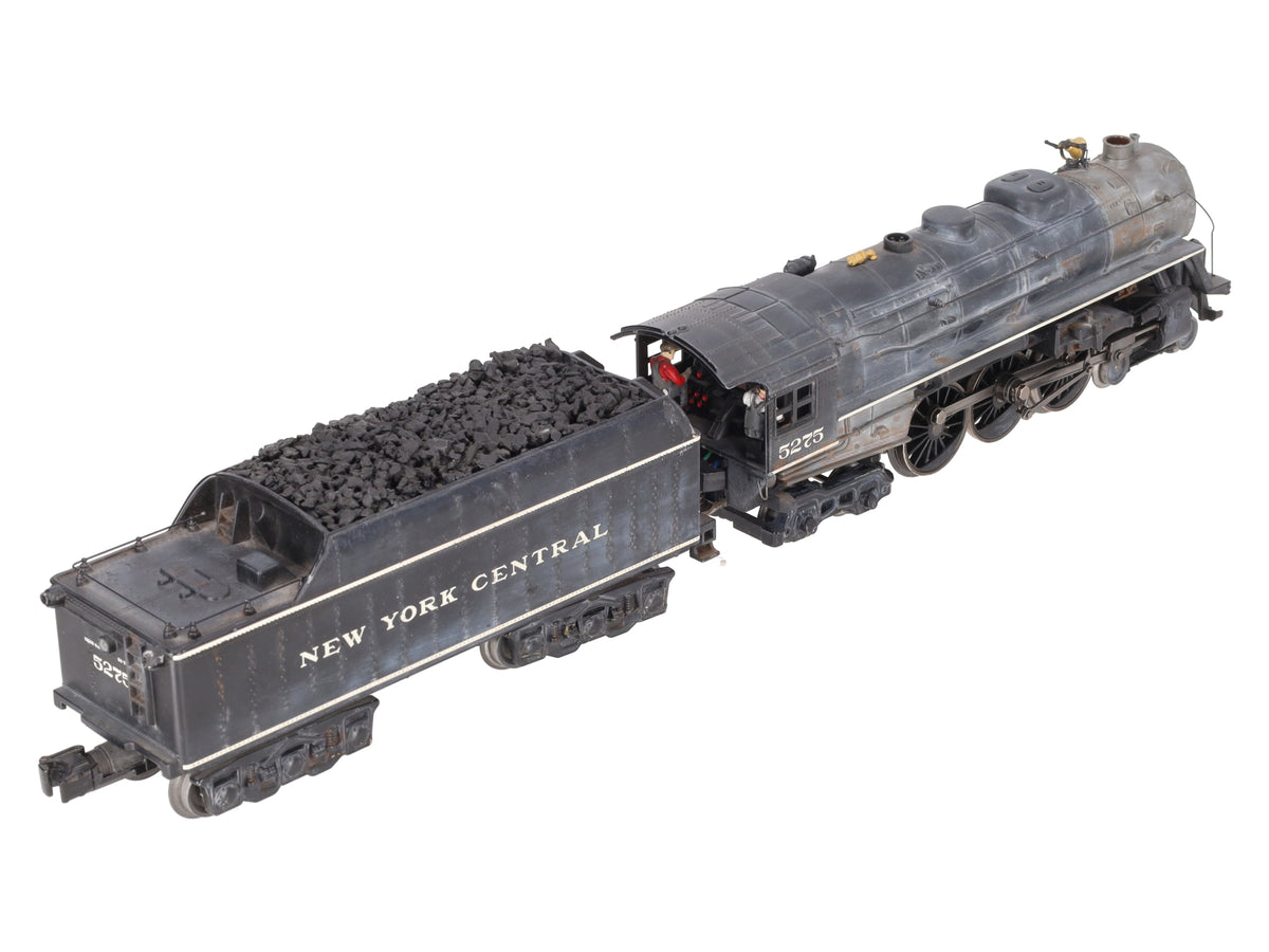 MTH 30-1568-1 O Gauge Custom Weathered NYC 4-6-4 Hudson Steam Engine #5275 w/PS3/Box