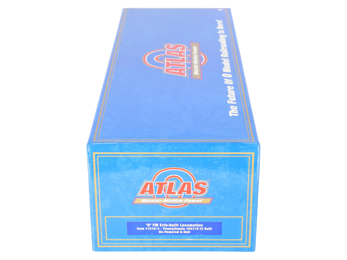 Atlas 1218-4 O Pennsylvania FM Erie-Built Unpowered Locomotive #9471A (3 Rail) LN/Box