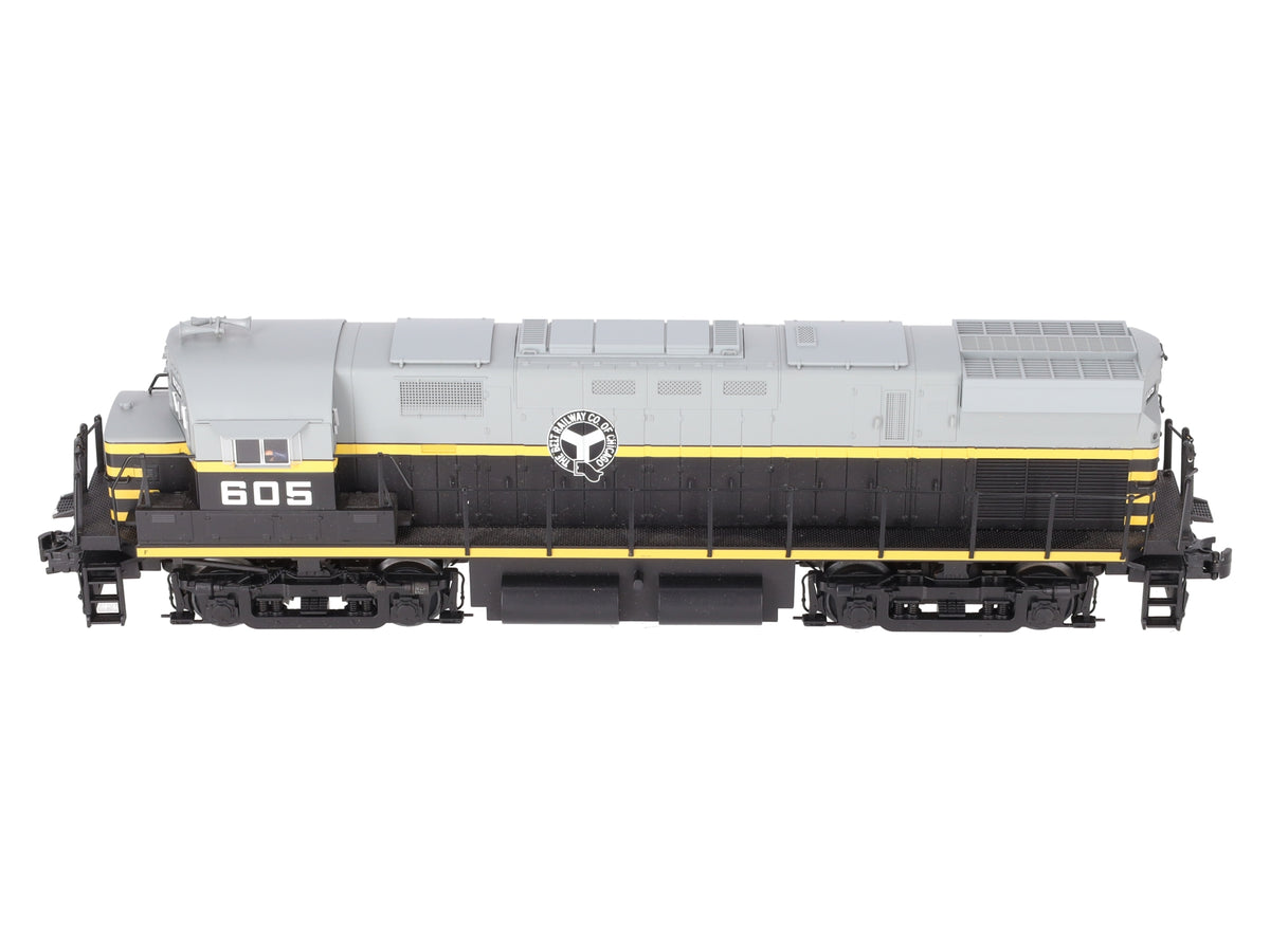 Atlas 1311-2 O Belt Railway Chicago C424 Phase 3 Locomotive w/TMCC #605 (3 Rail) EX/Box