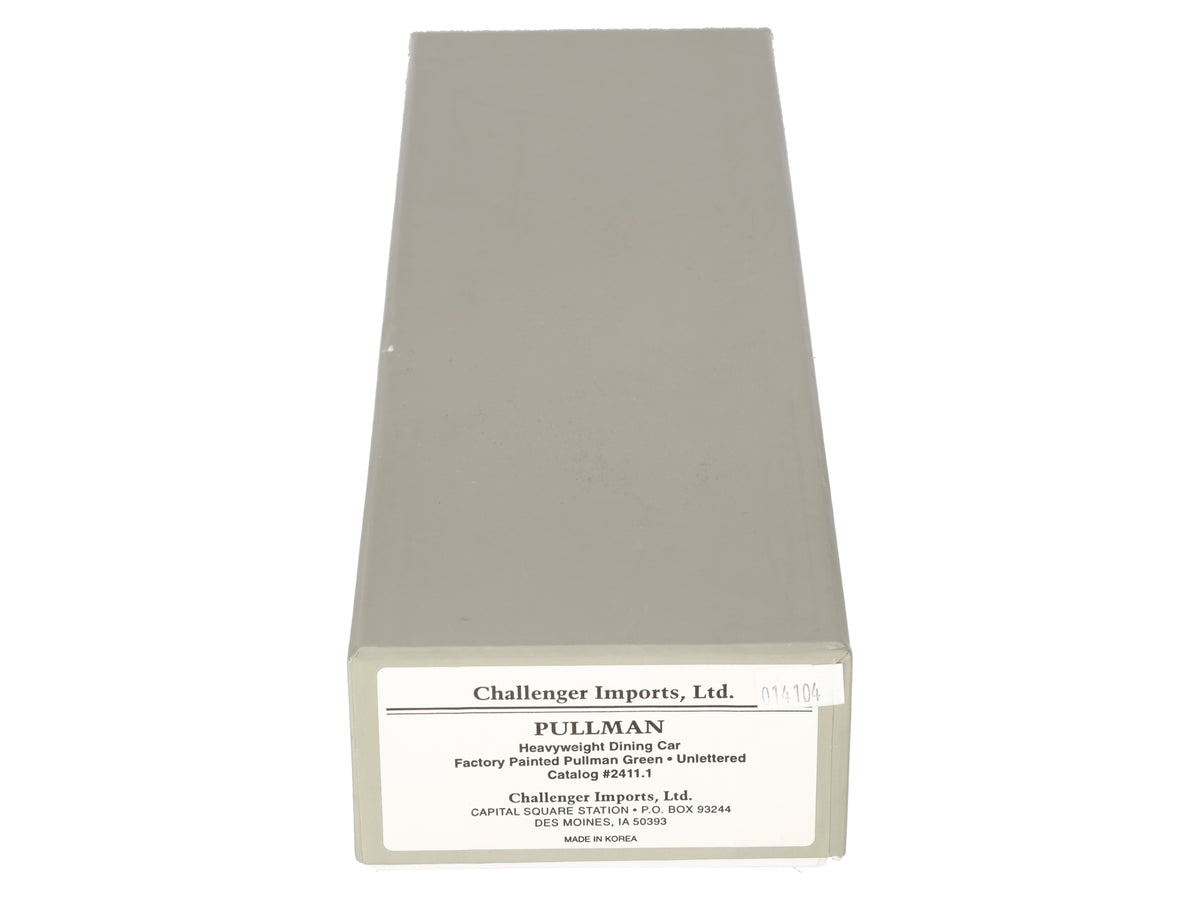 Challenger Imports 2411.1 HO BRASS Pullman Dining Passenger Car LN/Box