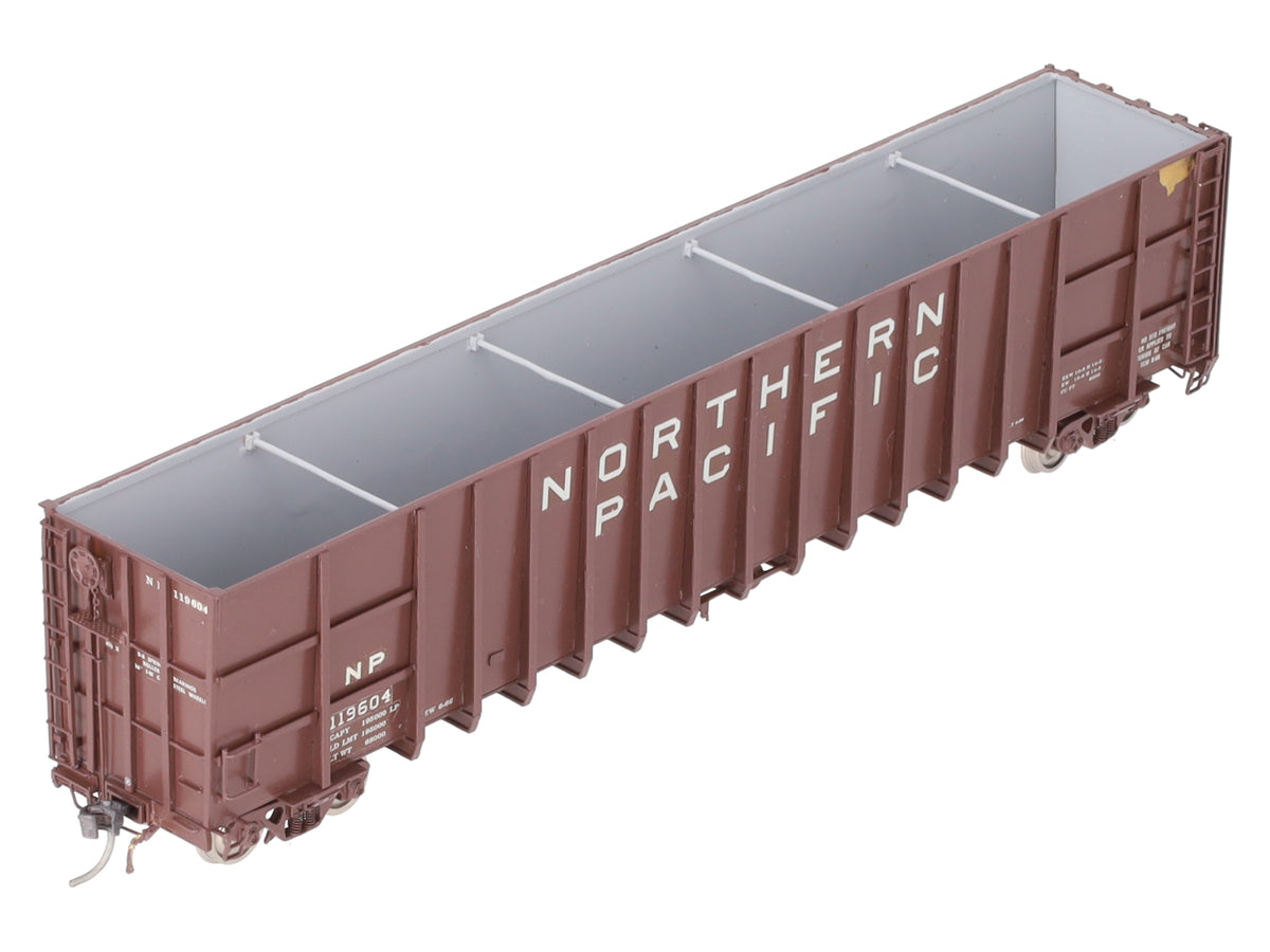 Overland 3127 HO BRASS Custom Decorated Northern Pacific Wood Chip Car #119604/Box