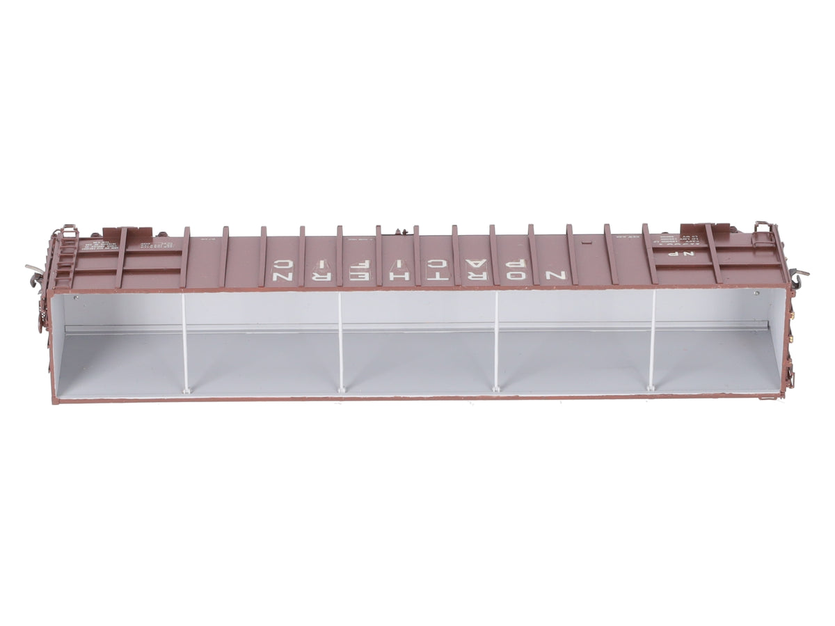 Overland 3127 HO BRASS Custom Decorated Northern Pacific Wood Chip Car #119604/Box