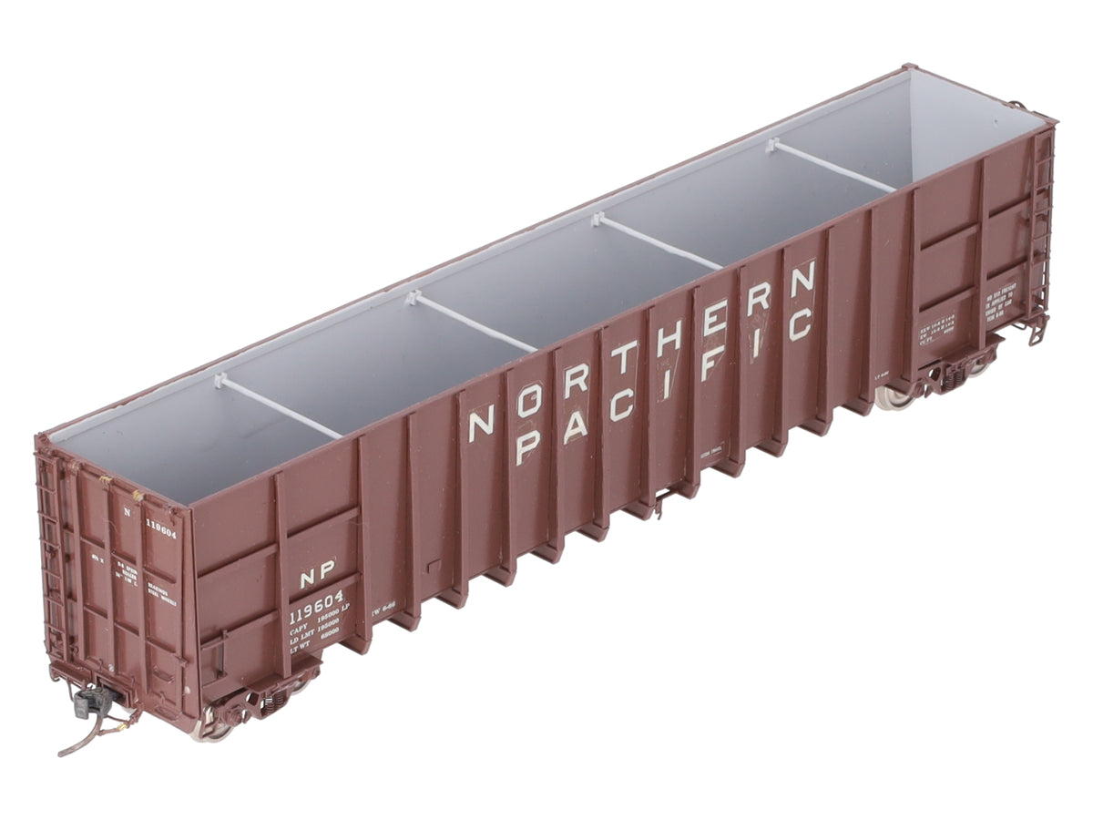 Overland 3127 HO BRASS Custom Decorated Northern Pacific Wood Chip Car #119604/Box