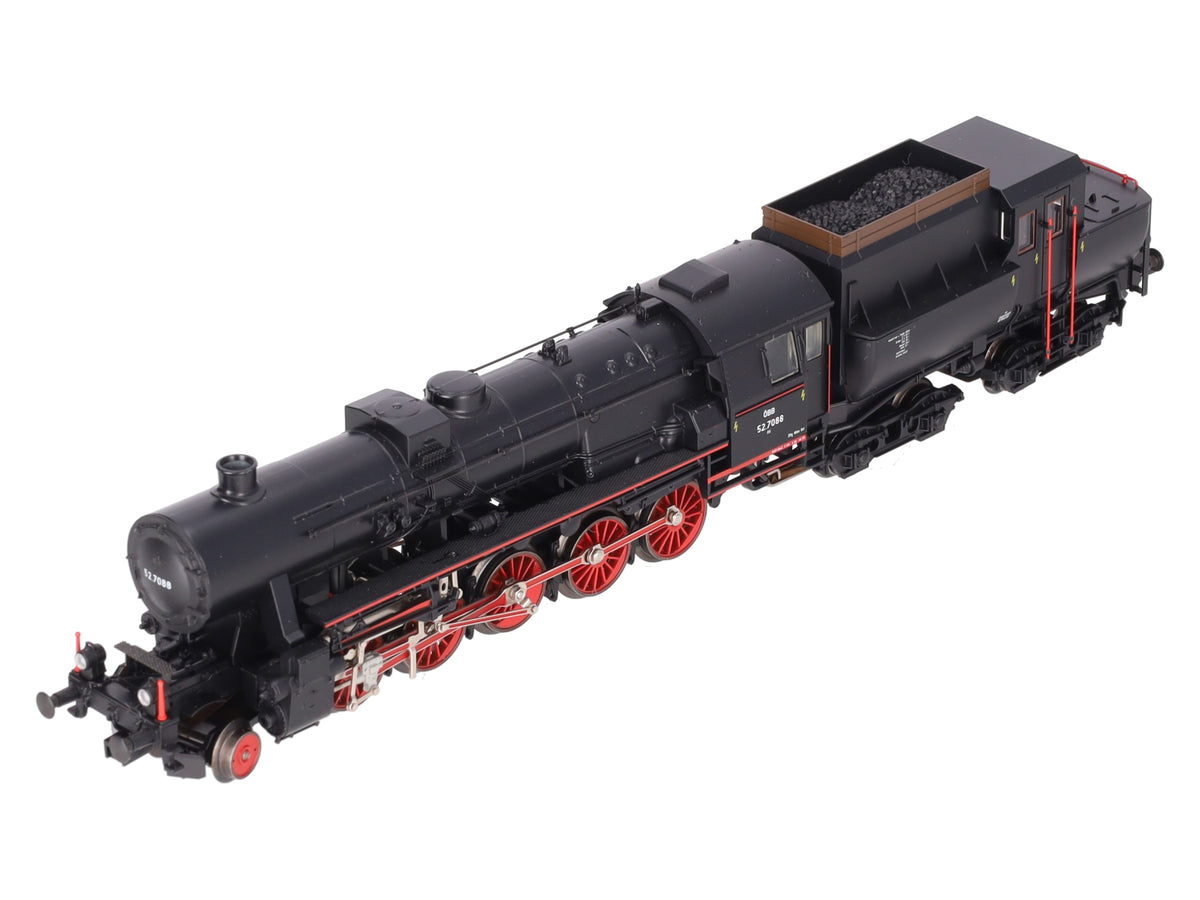 Marklin 3416 HO Scale OBB BR 52 Steam Locomotive & Tender #527080 EX/Box