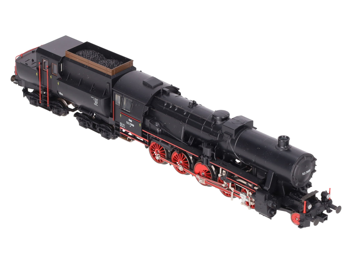 Marklin 3416 HO Scale OBB BR 52 Steam Locomotive & Tender #527080 EX/Box