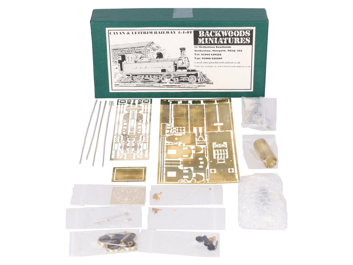 Backwoods Miniatures OOn3 Brass Cavan & Leitrim Railway 4-4-0T Kit - Unassembled EX/Box