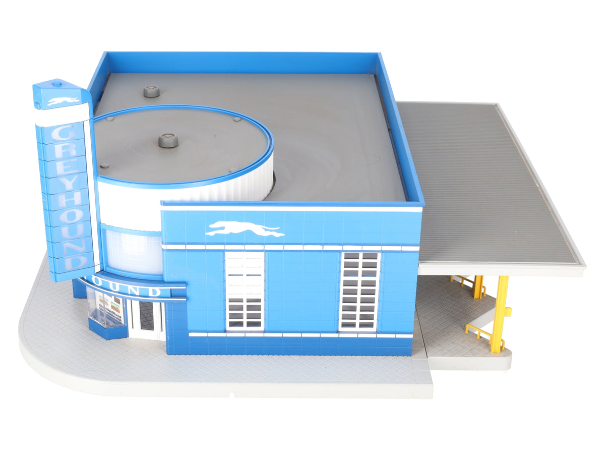 MTH 30-9040 O Gauge Assembled Greyhound Bus Station EX