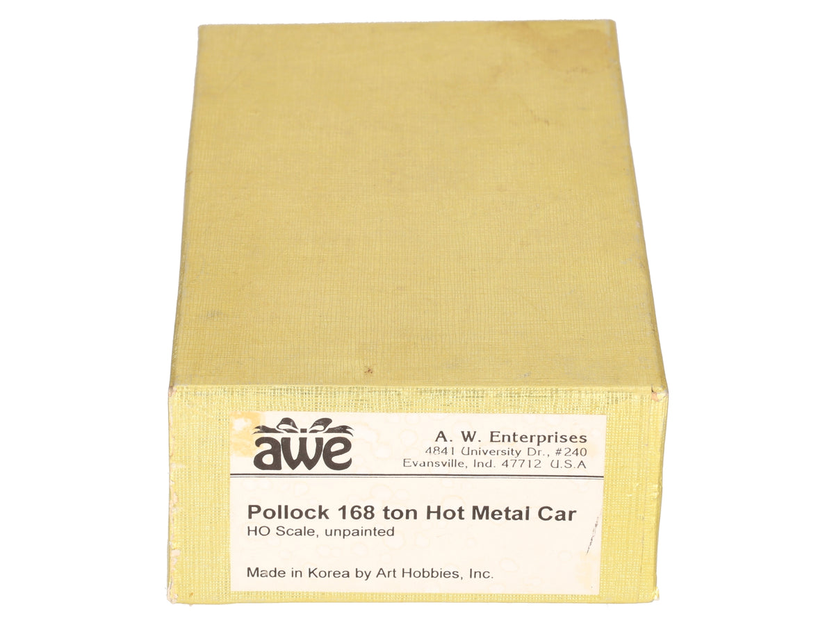 AWE HO Scale Brass 168 Ton Hot Metal Car EX/Box
