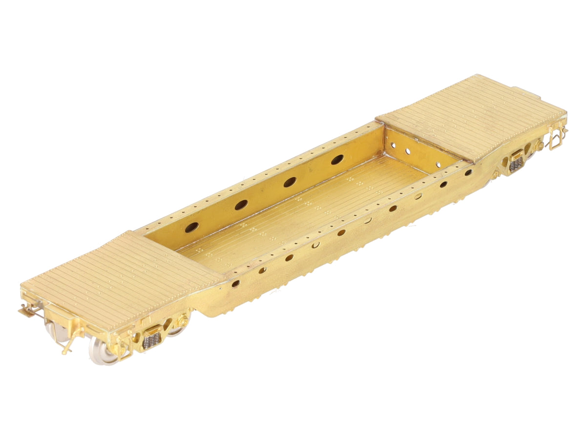 Overland 3036 HO Brass PRR 46' Deep Well Flatcar #435455 EX/Box