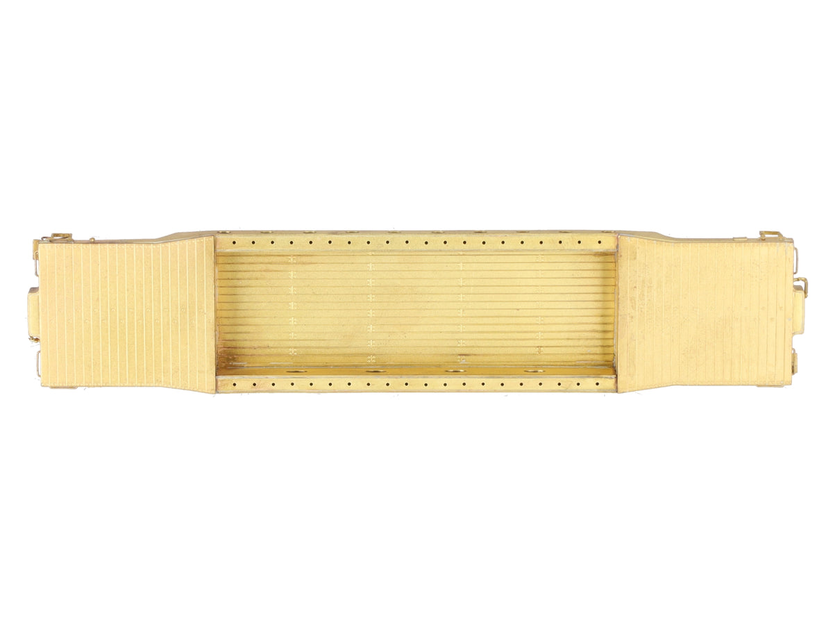 Overland 3036 HO Brass PRR 46' Deep Well Flatcar #435455 EX/Box