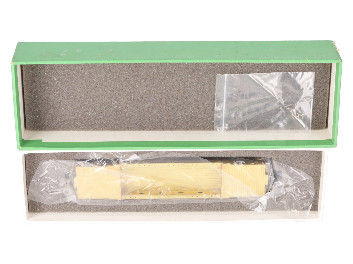 Overland 3036 HO Brass PRR 46' Deep Well Flatcar #435455 EX/Box