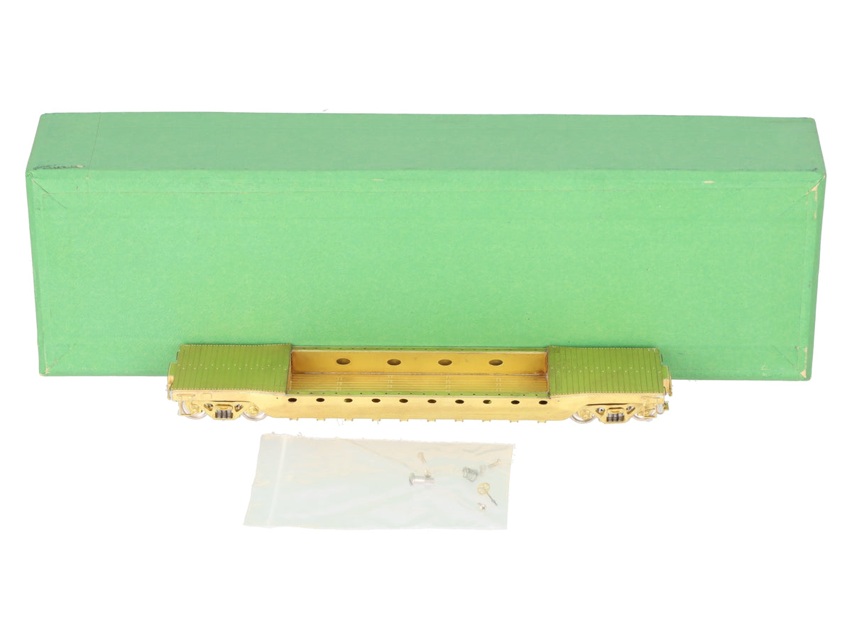 Overland 3036 HO Brass PRR 46' Deep Well Flatcar #435455 EX/Box