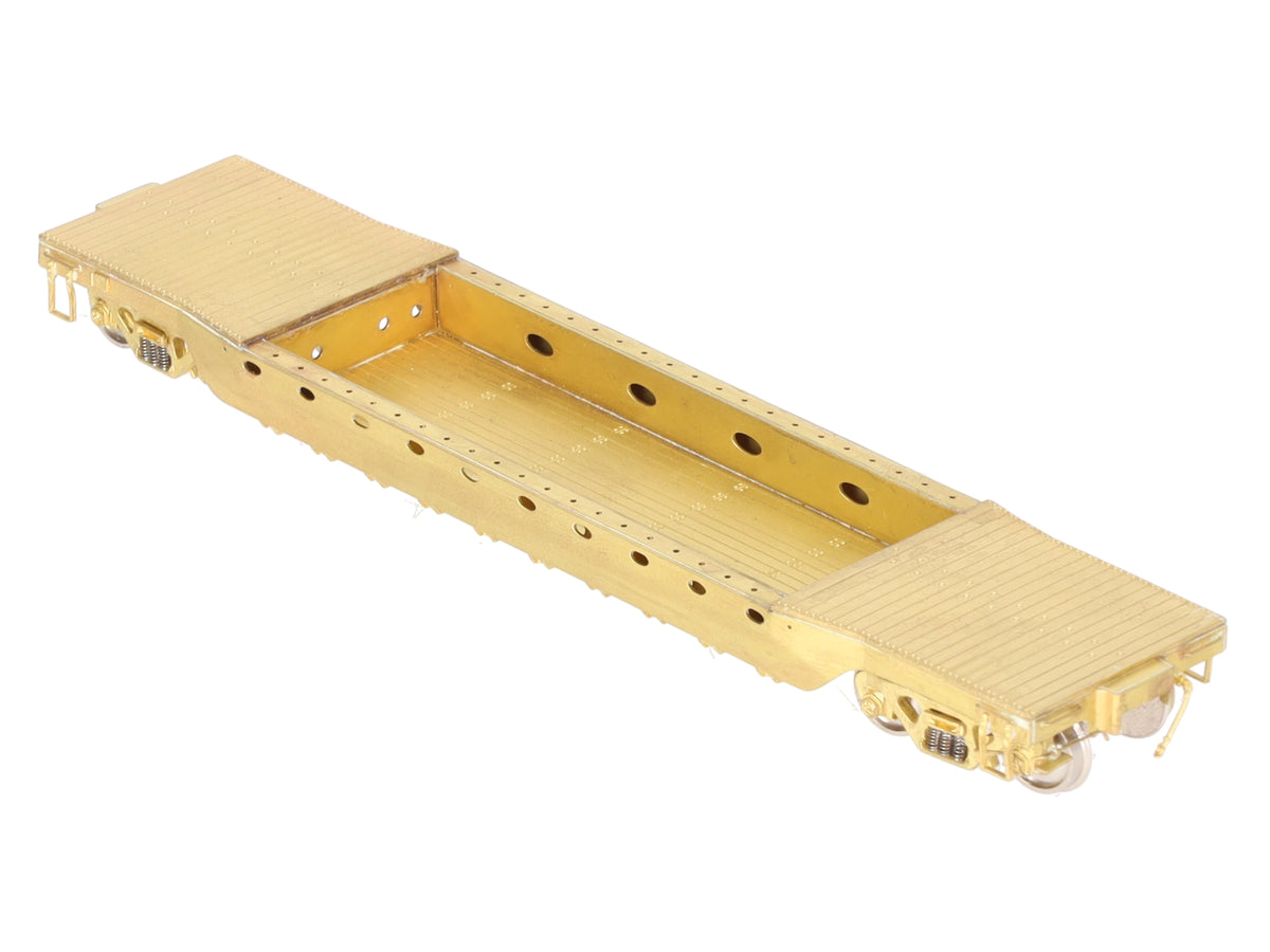 Overland 3036 HO Brass PRR 46' Deep Well Flatcar #435455 EX/Box