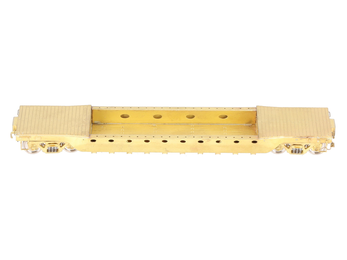 Overland 3036 HO Brass PRR 46' Deep Well Flatcar #435455 EX/Box
