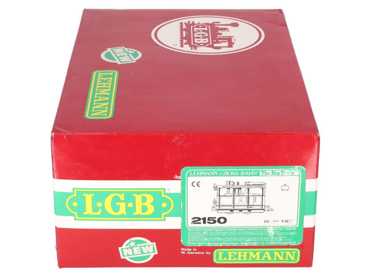 LGB 2150 G Scale Elias Henschel & Sohn Steam Tram Locomotive #13 EX/Box