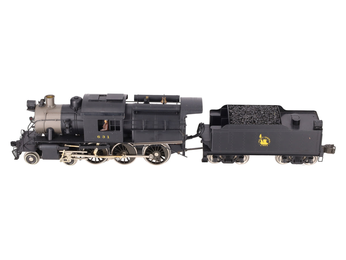 Williams 5015 O Gauge BRASS CNJ Camelback 4-6-0 Steam Locomotive & Tender #631 EX/Box
