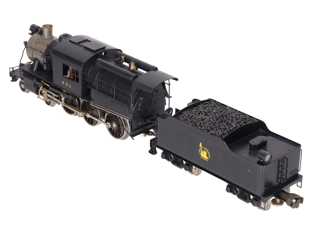 Williams 5015 O Gauge BRASS CNJ Camelback 4-6-0 Steam Locomotive & Tender #631 EX/Box