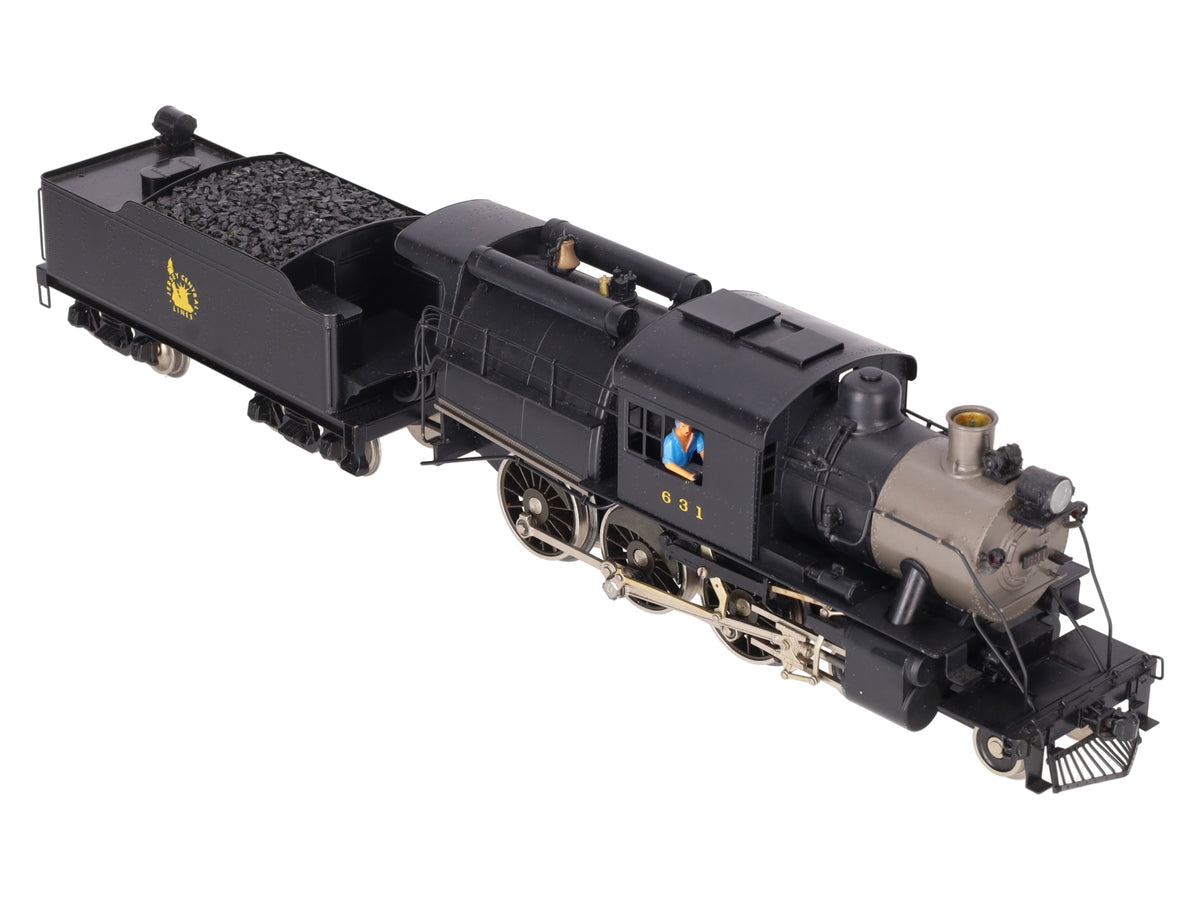 Williams 5015 O Gauge BRASS CNJ Camelback 4-6-0 Steam Locomotive & Tender #631 EX/Box