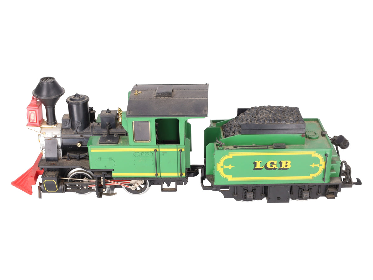 LGB 2017 G Scale 0-4-0 Rio Grande Steam Locomotive & Tender #6 VG