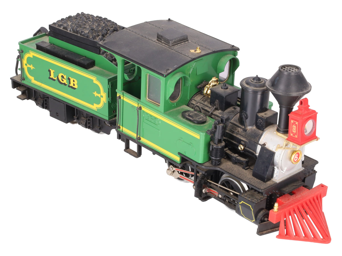LGB 2017 G Scale 0-4-0 Rio Grande Steam Locomotive & Tender #6 VG