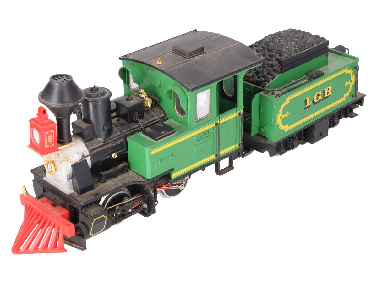 LGB 2017 G Scale 0-4-0 Rio Grande Steam Locomotive & Tender #6 VG