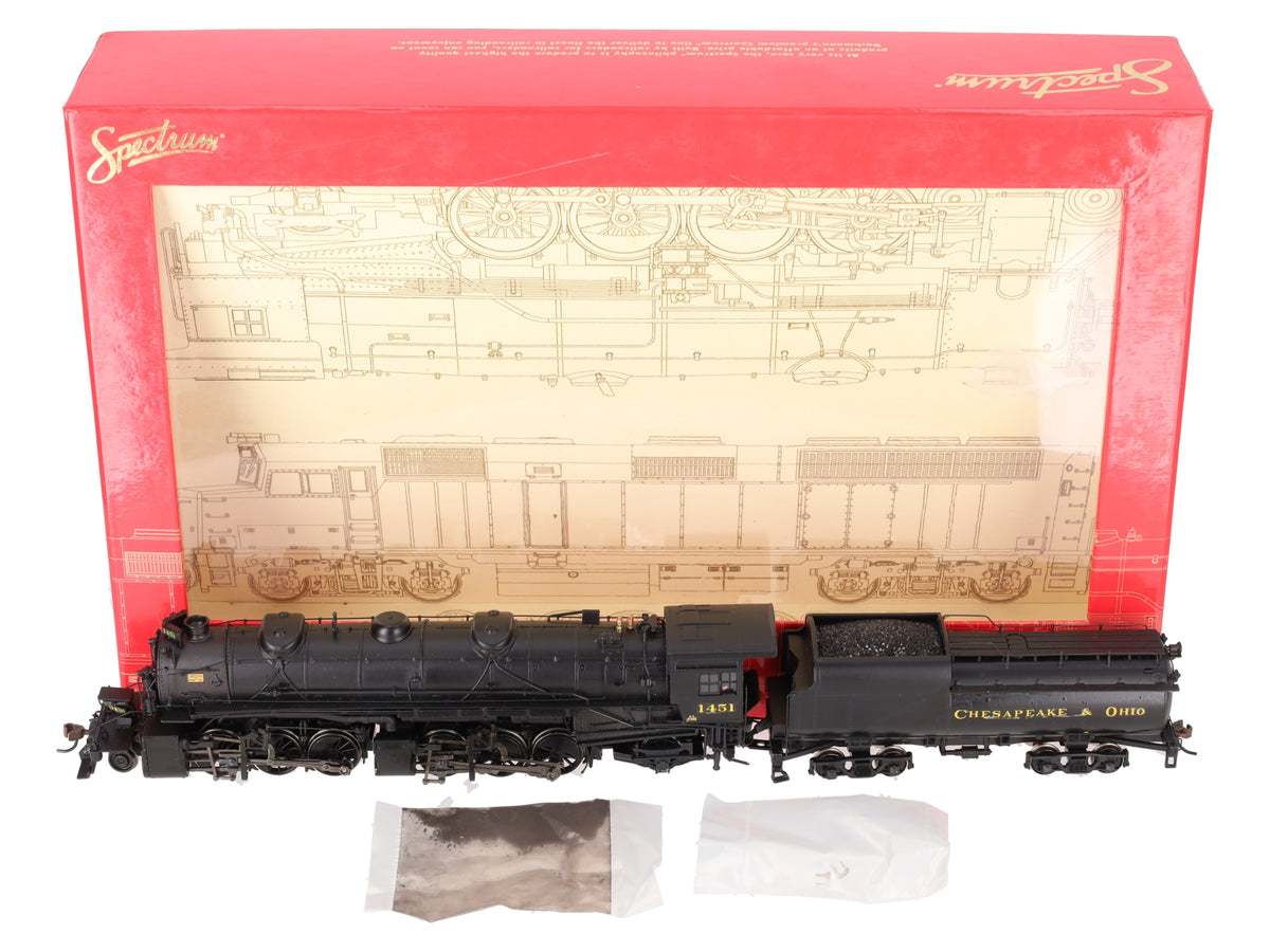 Bachmann 82621 HO C&O 2-6-6-2 Steam Loco & VC12 Tender #1451 w/ DCC & Sound VG/Box