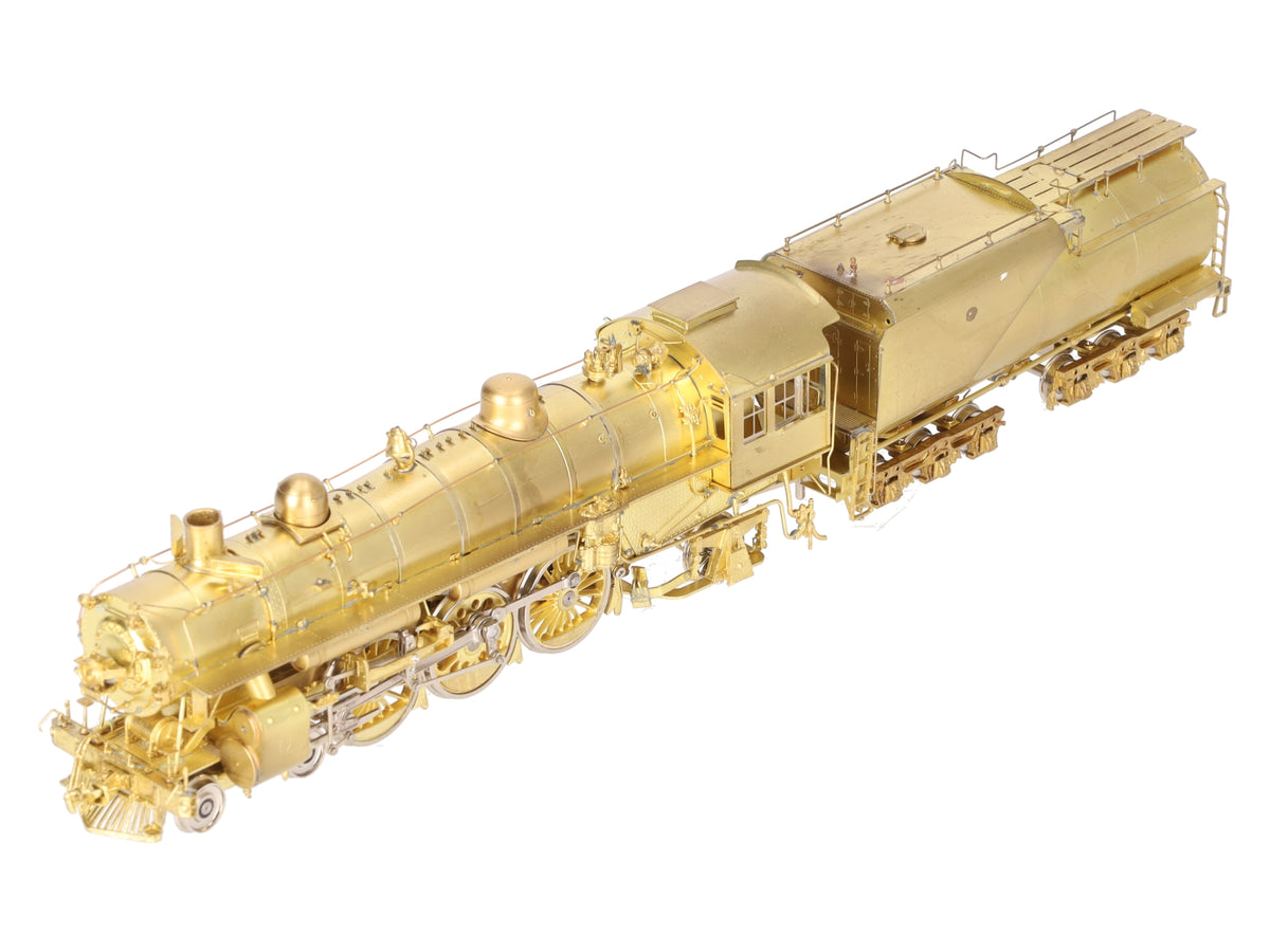 Overland 1481 HO BRASS UP 'P77' 4-6-2 Steam Loco & Tender - Unpainted EX/Box