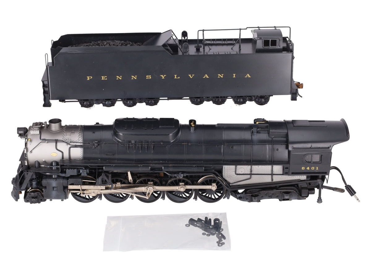 KTM Scale Models BRASS O Scale PRR 2-10-4 J-1 Steam Locomotive #6401 (2-Rail) EX