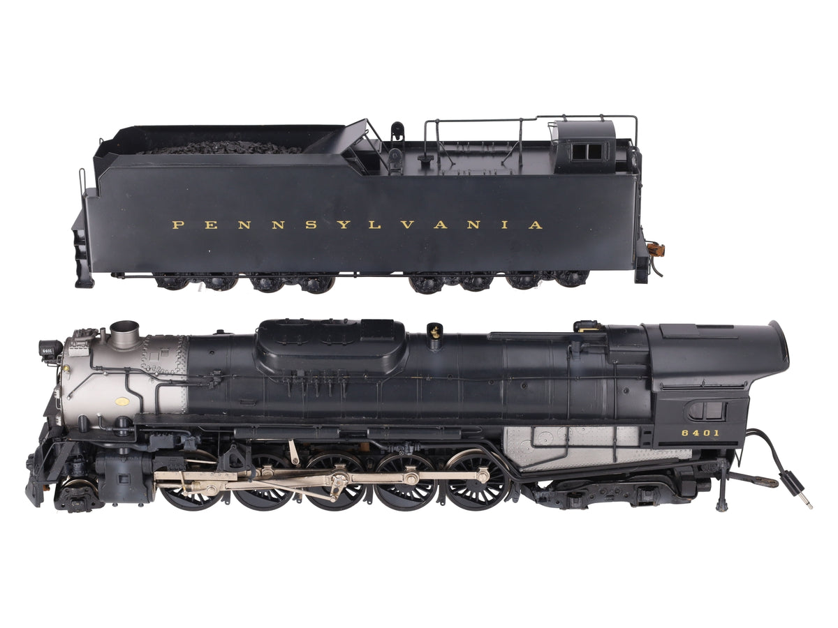 KTM Scale Models BRASS O Scale PRR 2-10-4 J-1 Steam Locomotive #6401 (2-Rail) EX