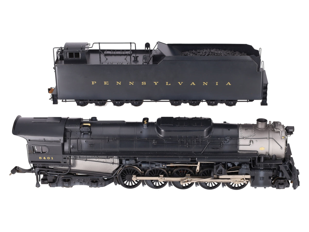 KTM Scale Models BRASS O Scale PRR 2-10-4 J-1 Steam Locomotive #6401 (2-Rail) EX