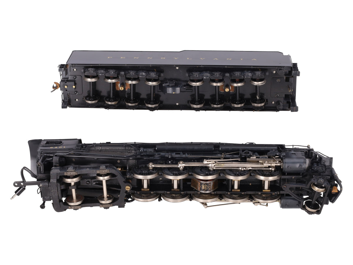 KTM Scale Models BRASS O Scale PRR 2-10-4 J-1 Steam Locomotive #6401 (2-Rail) EX