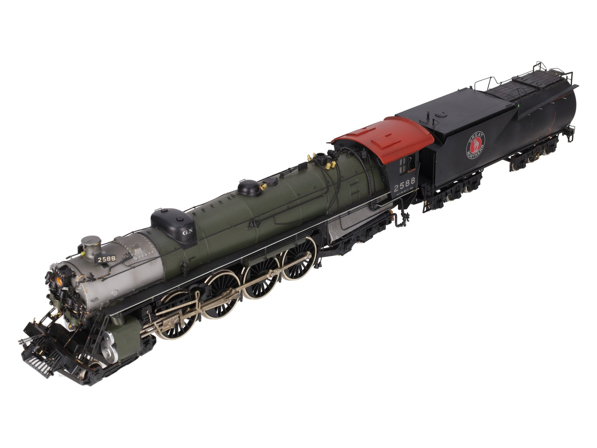 Sunset Models O Brass GN S-2 4-8-4 Steam Locomotive & Tender #2588 (2-Rail) VG/Box