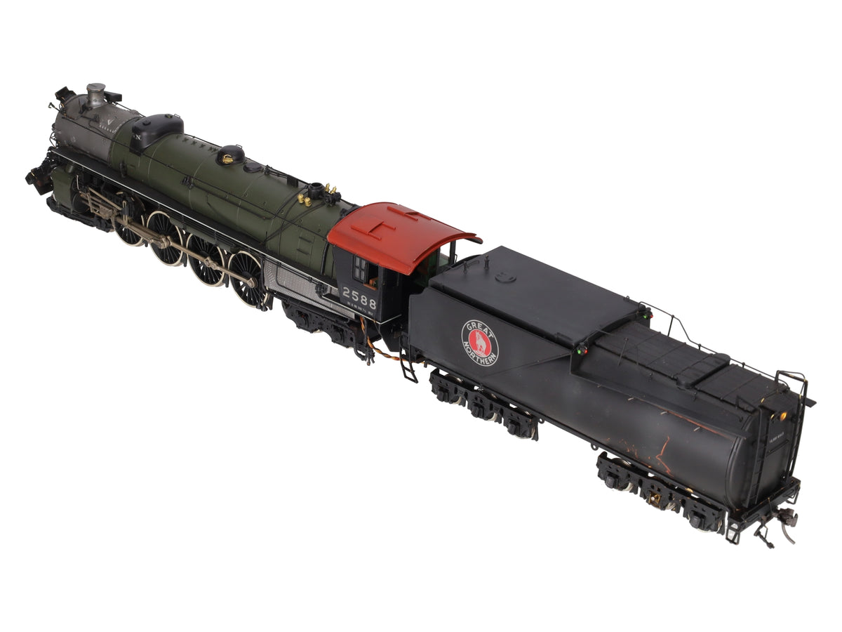 Sunset Models O Brass GN S-2 4-8-4 Steam Locomotive & Tender #2588 (2-Rail) VG/Box