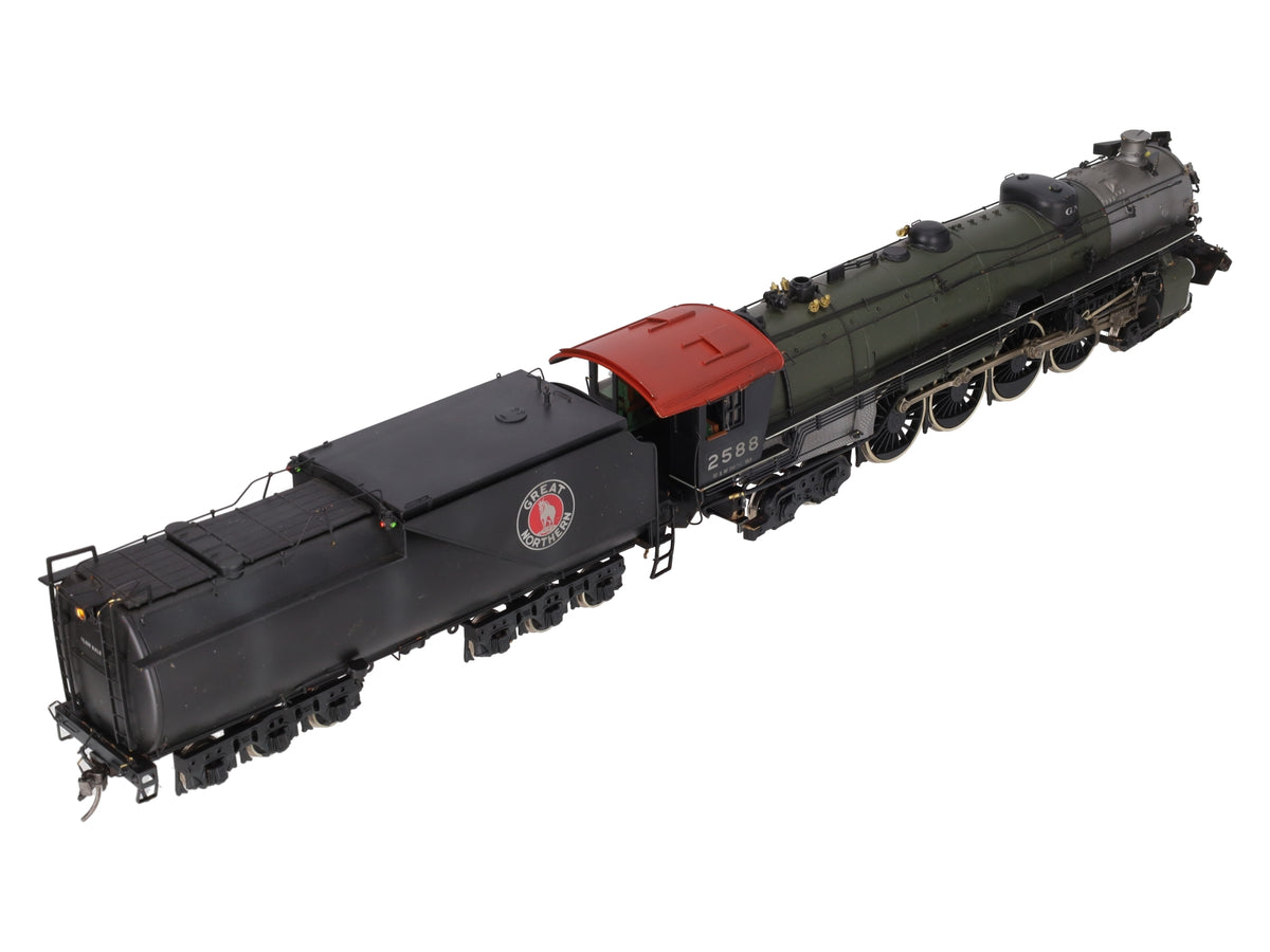 Sunset Models O Brass GN S-2 4-8-4 Steam Locomotive & Tender #2588 (2-Rail) VG/Box