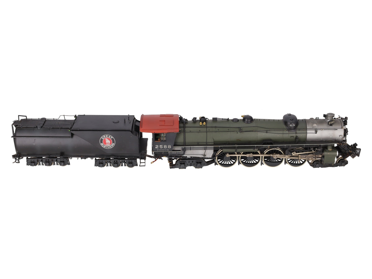 Sunset Models O Brass GN S-2 4-8-4 Steam Locomotive & Tender #2588 (2-Rail) VG/Box
