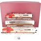 Right-of-Way 5500 O BRASS Santa Fe Alco PA A-B-A Diesel Locomotive Set EX/Box