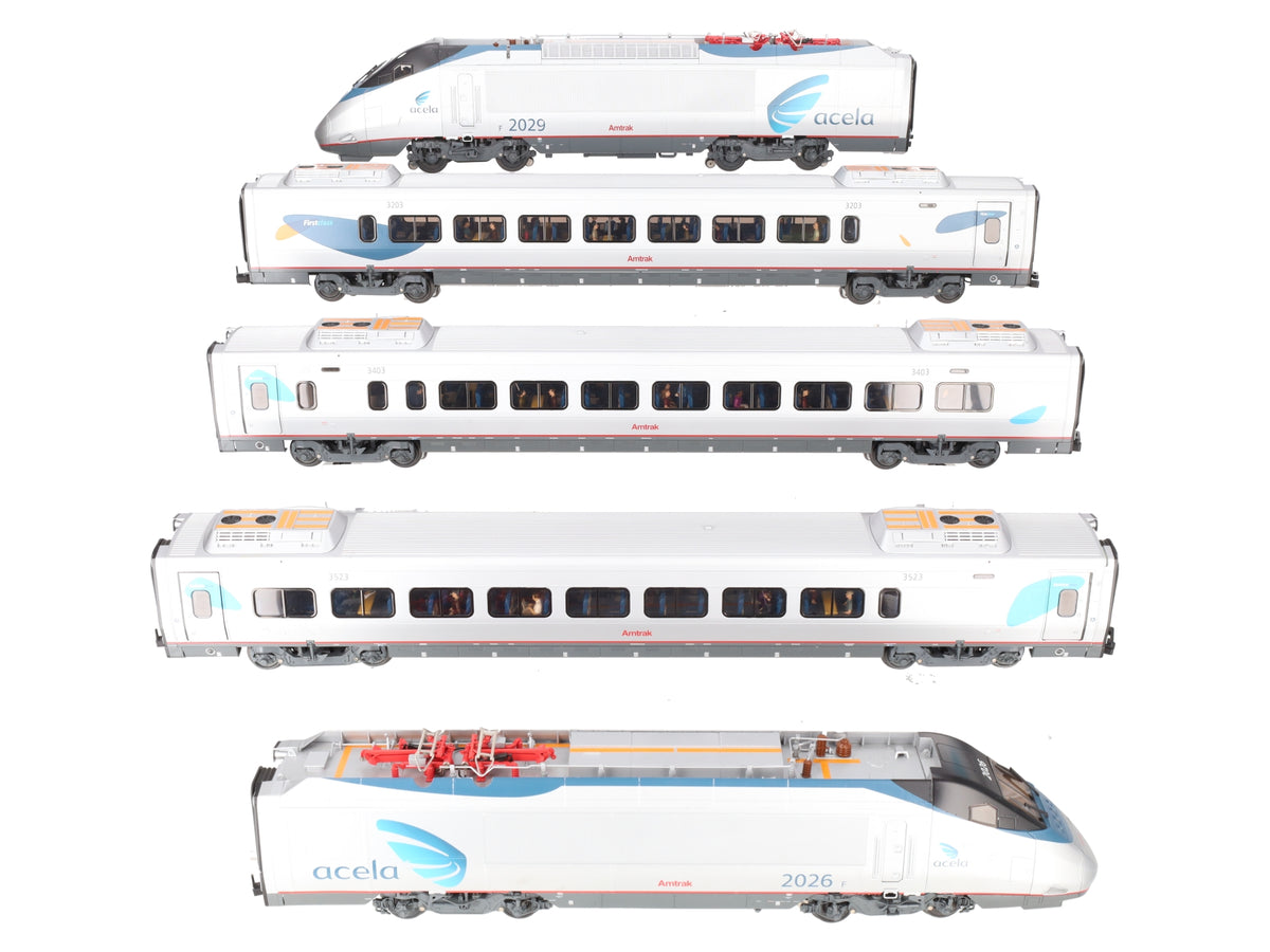 Lionel 6-31714 O Gauge Amtrak Acela Electric Train Set with Railsounds 5.0 VG/Box