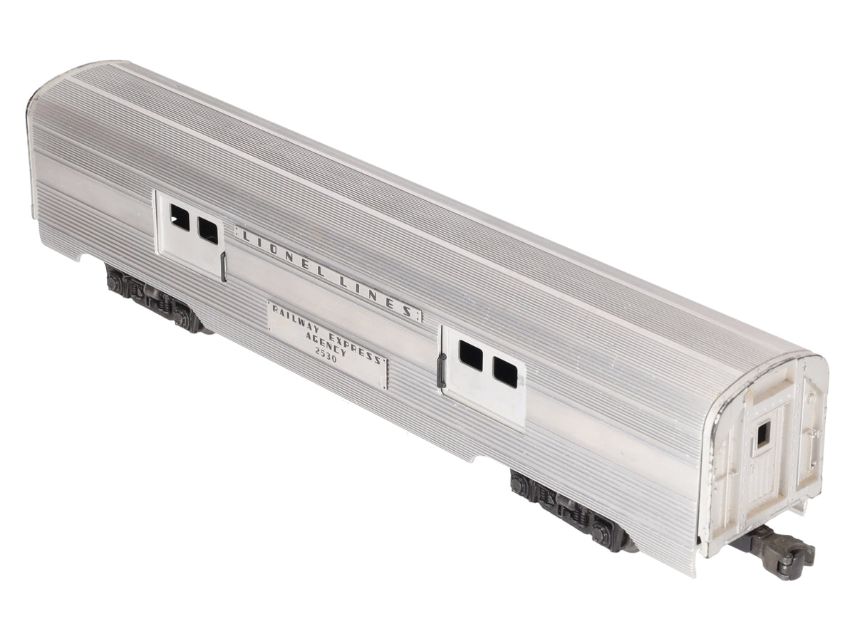 Lionel 2530 Vintage O Railway Express Agency Aluminum Baggage Car VG