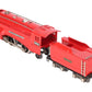 Lionel 264E Vintage O Red LL Commodore Vanderbilt Steam Locomotive & Tender VG