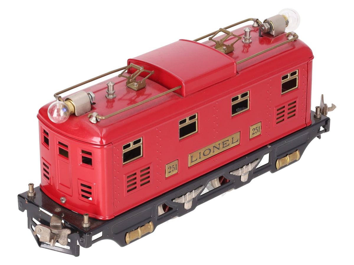Lionel 251E Vintage O Prewar Tinplate 0-4-0 Electric Locomotive VG