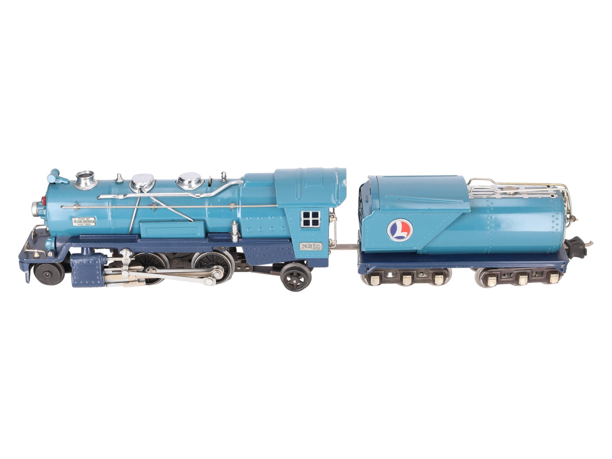 Lionel 263E Vintage O Prewar Tinplate Steam Locomotive & Tender